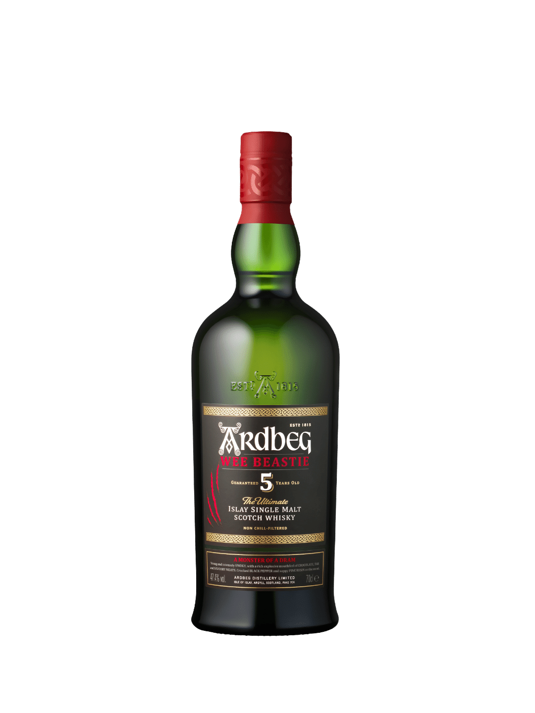 Ardbeg ‘Wee Beastie’ 5 Year Old Single Malt Scotch Whisky, Islay ...
